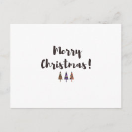 Cartão Postal De Festividades Cartão de Boas Festas Modernista Minimalista X-Max