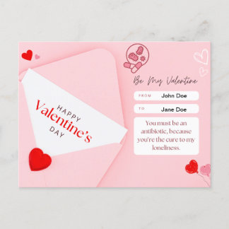 Cartão Postal De Festividades Cartão de dia de os namorados - Farmacologia 2