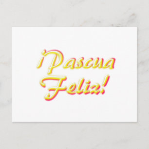 Cartão Postal De Festividades Cartão de felz pascoa