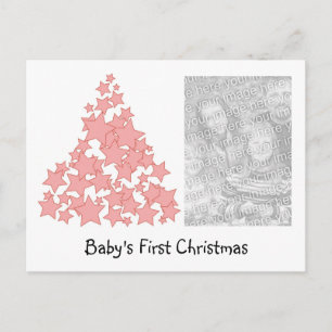 Cartão Postal De Festividades Cartão de Férias de Natal Personalizado para Bebê