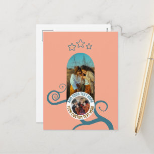 Cartão Postal De Festividades 📸 Cartão de Foto e Mensagem Personalizado – Texto