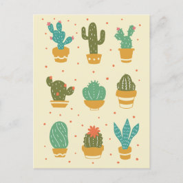 CARTÃO POSTAL DE FESTIVIDADES CARTÃO DE GREETING DE SUCCULENTES