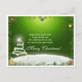 Cartão Postal De Festividades Cartão de Natal