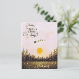 Cartão Postal De Festividades Cartão de Natal