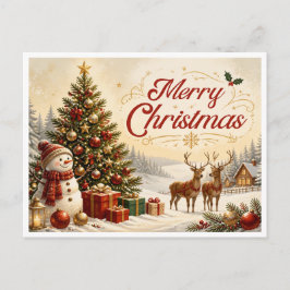 Cartão Postal De Festividades cartão de natal