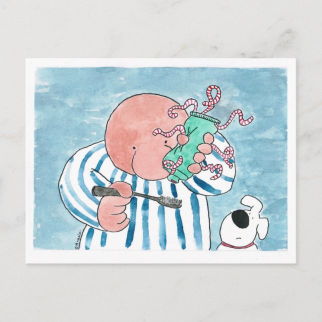 Cartão Postal De Festividades Cartão de Natal 2020 engraçado (Frente)