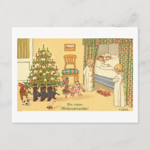 Cartão Postal De Festividades Cartão de Natal Alemão
