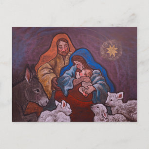 Cartão Postal De Festividades cartão de natal da natividade