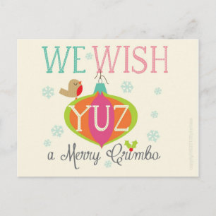 Cartão Postal De Festividades Cartão de Natal de Curso