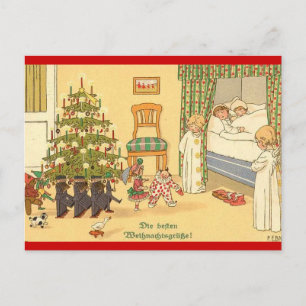CARTÃO POSTAL DE FESTIVIDADES CARTÃO DE NATAL DE DEUTSCH DO ALEMÃO