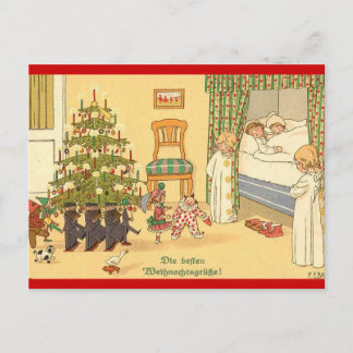 CARTÃO POSTAL DE FESTIVIDADES CARTÃO DE NATAL DE DEUTSCH DO ALEMÃO