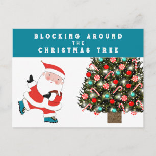 Cartão Postal De Festividades Cartão de Natal de Futebol