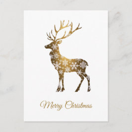 Cartão Postal De Festividades Cartão de Natal de luxo minimalista