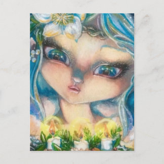 Cartão Postal De Festividades Cartão de Natal de Yule