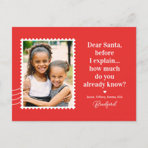 Cartão Postal De Festividades Cartão de Natal EDITÁVEL COR Postcard de Natal