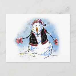 Cartão Postal De Festividades Cartão de Natal engraçado
