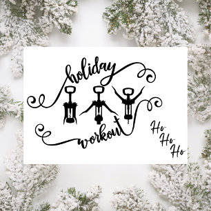 Cartão Postal De Festividades Cartão de Natal Engraçado de Férias