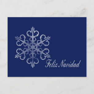 Cartão Postal De Festividades Cartão de Natal espanhol Feliz Navidad