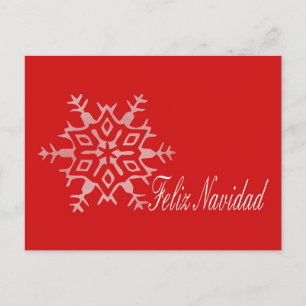 Cartão Postal De Festividades Cartão de Natal espanhol Feliz Navidad