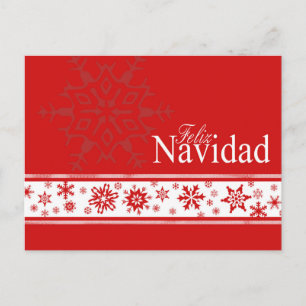 Cartão Postal De Festividades Cartão de Natal espanhol Feliz Navidad