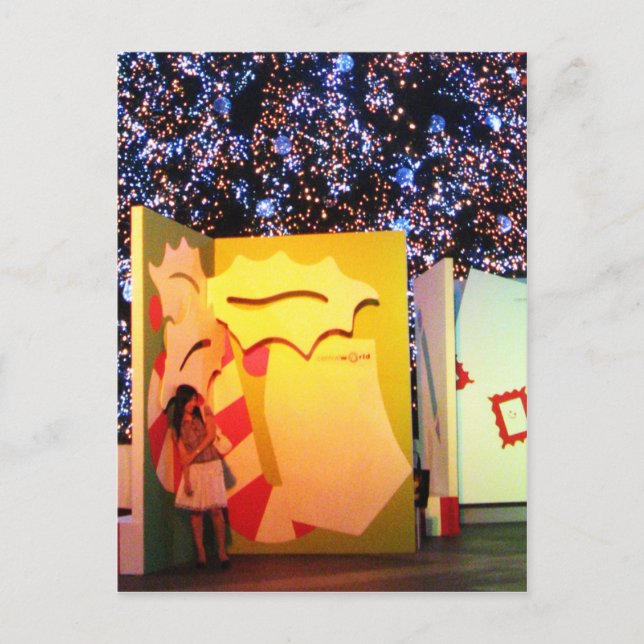 Cartão Postal De Festividades Cartão de Natal Gigante em Bangkok, Tailândia (Frente)