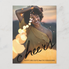 Cartão Postal De Festividades Cartão de Natal moderno e simples