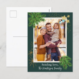 Cartão Postal De Festividades Cartão de Natal Personalizado Cartão de Foto Perso