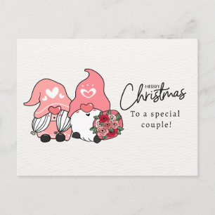 Cartão Postal De Festividades Cartão de Natal Personalizado Para Casais Engraçad