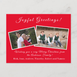 Cartão Postal De Festividades Cartão de Natal Personalizável
