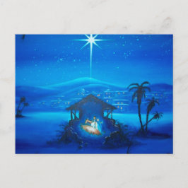 Cartão Postal De Festividades Cartão de Natal sobre Natividade Religiosa