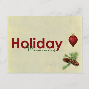Cartão Postal De Festividades cartão de posto das memórias de feriado