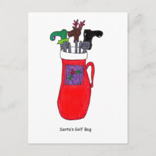 Cartão Postal De Festividades Cartão de Posto de Natal Humorístico para papais n