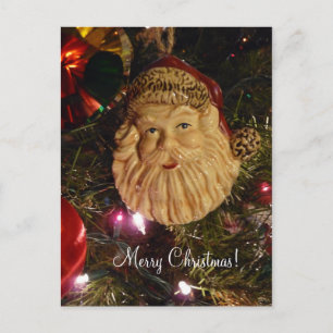 Cartão Postal De Festividades Cartão de Posto para Papais noeis de decoração de