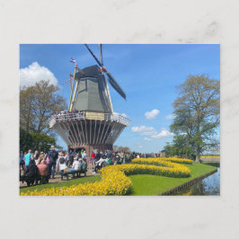 Cartão Postal De Festividades Cartão de Posto Windmill de Amsterdã