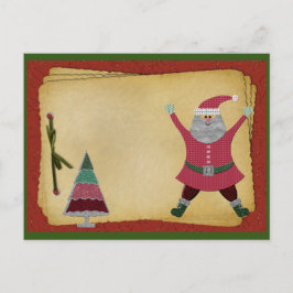 Cartão Postal De Festividades CARTÃO DE RECEITAS DE Natal Personalizável