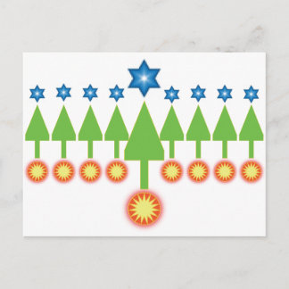 Cartão Postal De Festividades Cartão de Saudação de Feriados Felizes - Hanukkah 