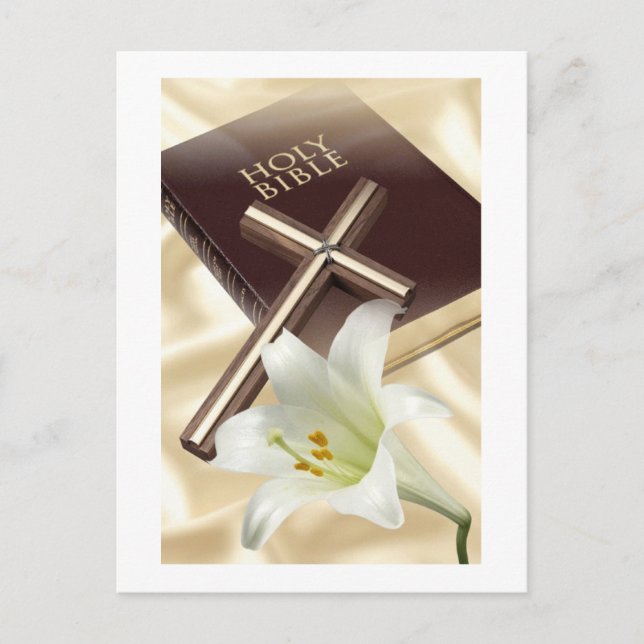 Cartão Postal De Festividades Cartão de Saudação Religiosa páscoa (Frente)