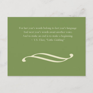 Cartão Postal De Festividades Cartão do cumprimento | de ano novo