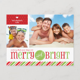 Cartão Postal De Festividades CARTÃO DO NATAL DE 2 FOTOS:: 3 alegres &