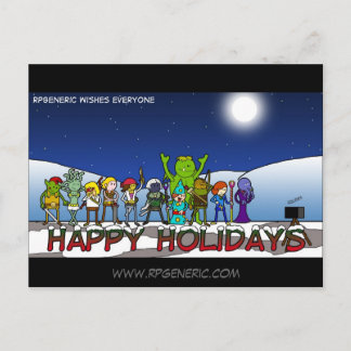 Cartão Postal De Festividades Cartão do XMas de RPGeneric