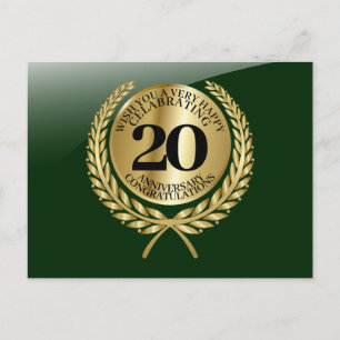 Cartão Postal De Festividades Cartão individual de felicitações no aniversário