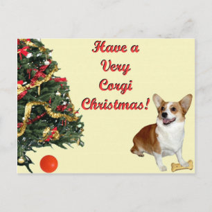 Cartão Postal De Festividades Cartão-Postal Amarelo de Sorriso de Natal Muito Co