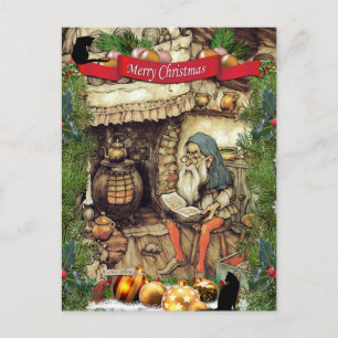Cartão Postal De Festividades Cartão-postal Anton Pieck "O Leitor De Contos De F