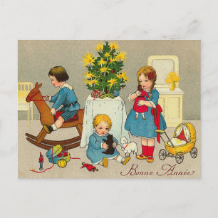 Cartão Postal De Festividades Cartão-postal "Bonne Annee"