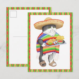 Cartão Postal De Festividades Cartão-postal CAT WENDELITO