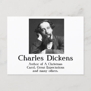 Cartão Postal De Festividades Cartão-postal Charles Dickens