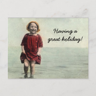 Cartão Postal De Festividades Cartão-postal clássico de verão