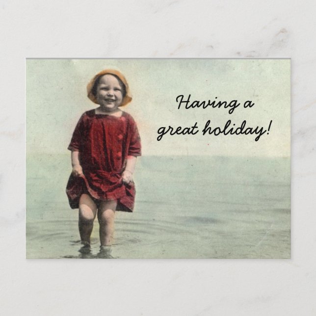 Cartão Postal De Festividades Cartão-postal clássico de verão (Frente)