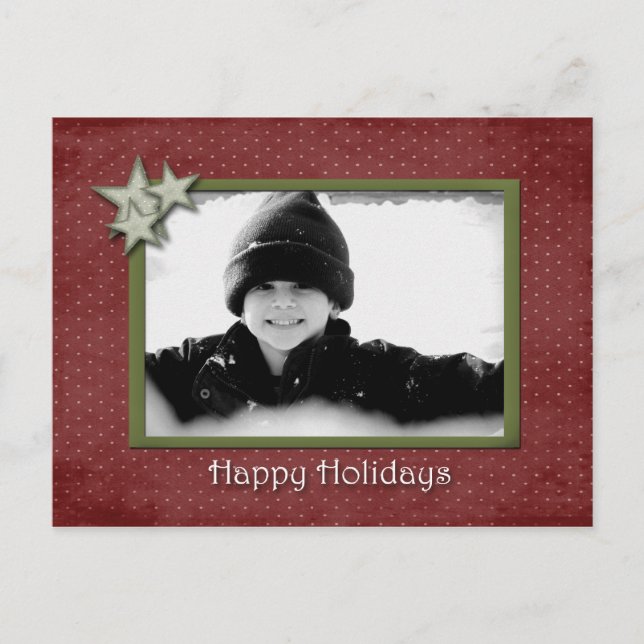 Cartão Postal De Festividades Cartão-postal da Estrela Vermelha (Frente)