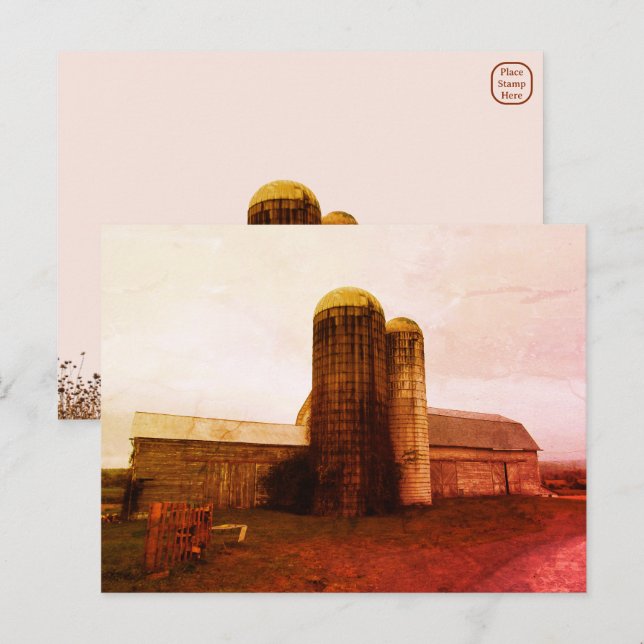 Cartão Postal De Festividades Cartão-postal da Lua Vermelha (Frente/Verso)